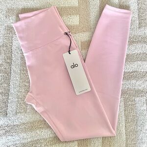 NWT Alo Yoga 7/8 High-Waist Airlift Legging | Sweet Pink | Size Small